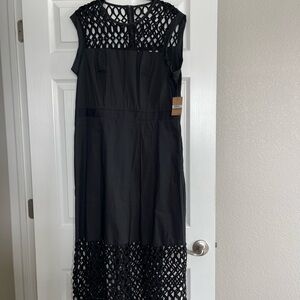 Elegant Black Sleeveless Dress